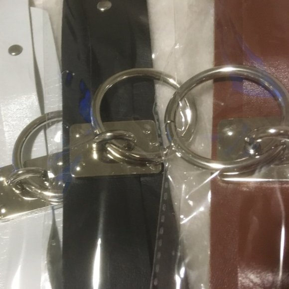 Vegan Leather Heavy Duty Collar - BROWN - Picture 3 of 5